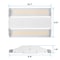 Luxrite 14 Inch Linear High Bay LED Lights 80/110/150W Up to 20500LM 4CCT 3000K-5000K Adjustable Tilt, 2PK LR41700-2PK - alternate 6